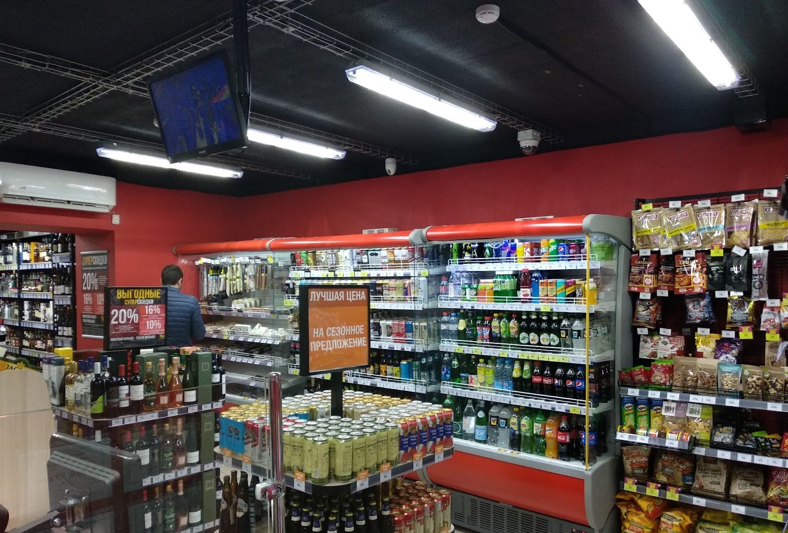 Сервисное обслуживание холодильного оборудования для сети “Ароматный мир”: подготовка коммуникаций, монтаж, пуско-наладочные работы