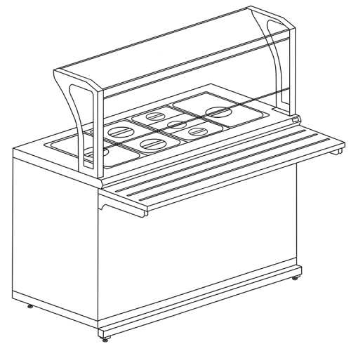 Мармит вторых блюд паровой Luxstahl МВП (С)-1500 Premium (камень) Мармит вторых блюд паровой Luxstahl МВП (С)-1500 Premium (камень)