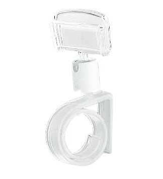 Ценникодержатель УЛИТКА на край набор 10 шт