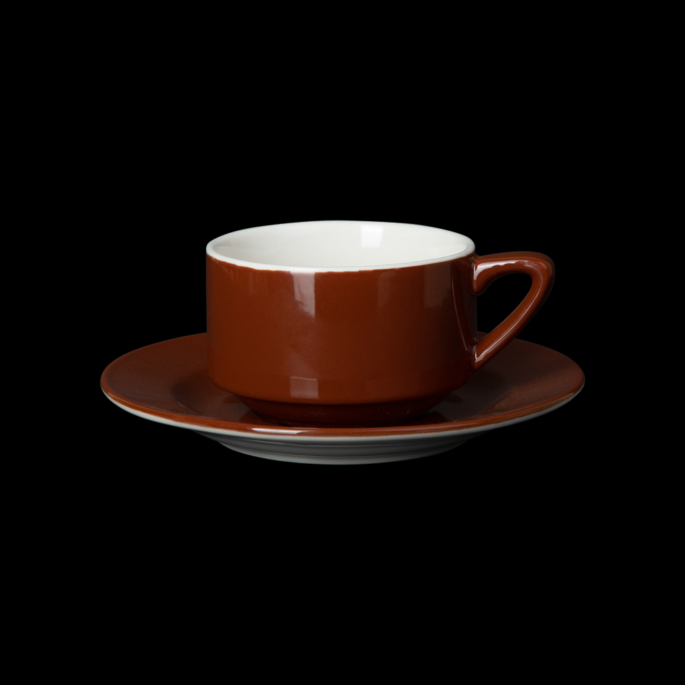 КОФЕЙНАЯ ПАРА 190мл, коричневый "Corone Gusto" КОФЕЙНАЯ ПАРА 190мл, коричневый "Corone Gusto"