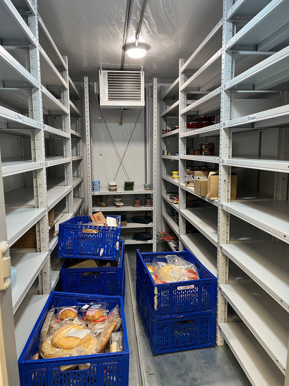 Экспресс оборудование даркстора Яндекс Лавки