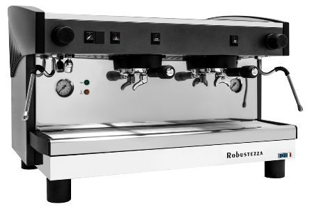 КОФЕМАШИНА ПОЛУАВТОМАТ ROBUSTEZZA ST2M/ ЧЕРНАЯ+ВЫСОКАЯ ГРУППА МУЛЬТИФАЗНАЯ (380556)