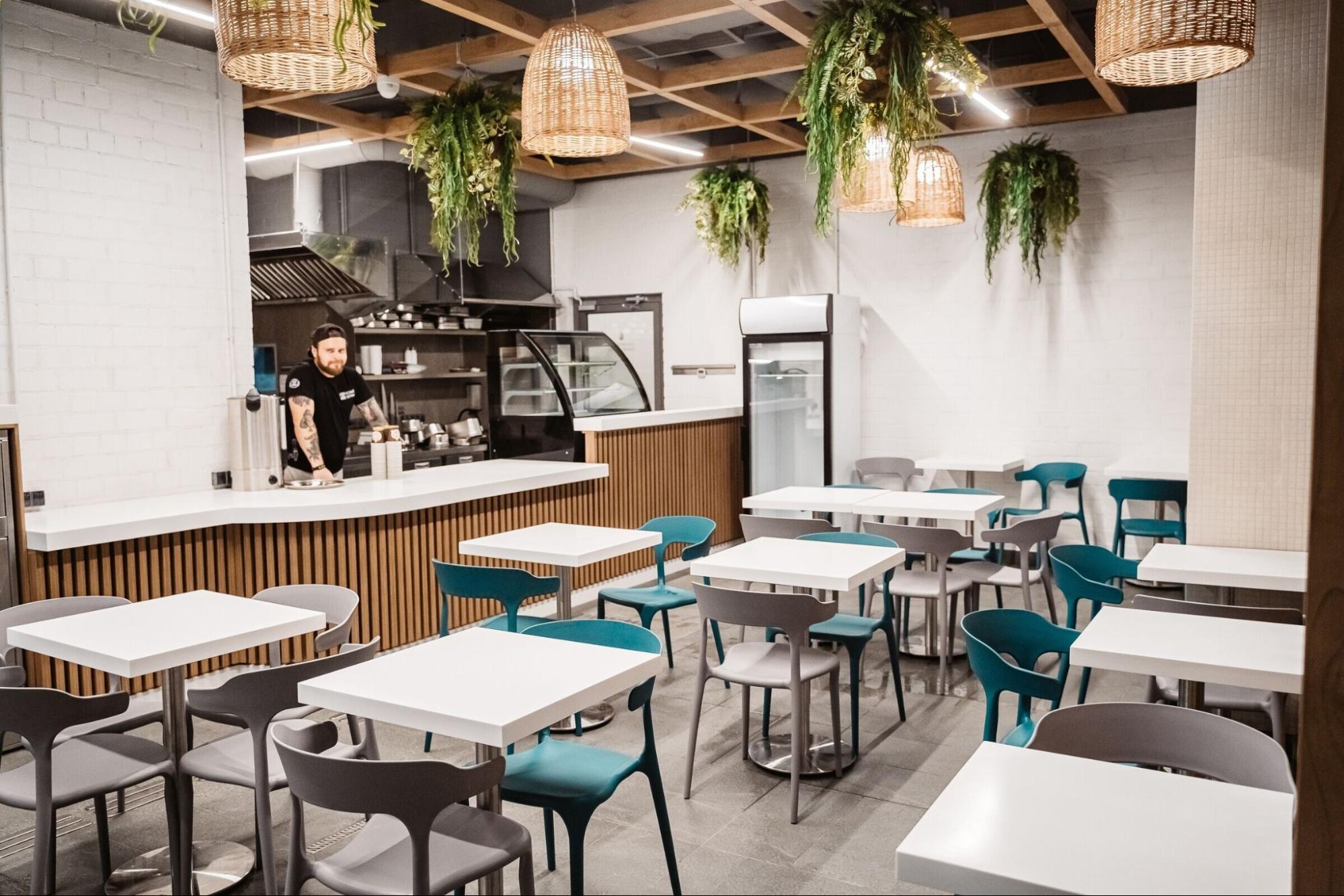 Фитобар и ресторан для городского курорта “Новые Термы”: проектирование и оснащение “под ключ”