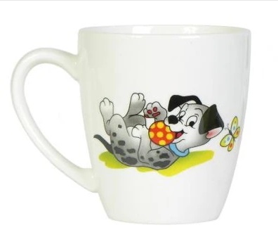 КРУЖКА 210 мл Озорные щенки фарфор глория