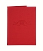 Папка для меню 250х320 мм Soft-touch, цвет: красный