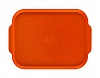 Поднос столовый 450х355 мм с ручками оранжевый