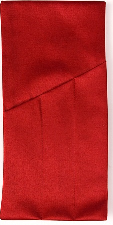 Куверт «Ричард» бордо на 3 прибора правый