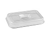Крышка для салатника с волнистым краем 260х175х30 мм прозрачная [422108101]