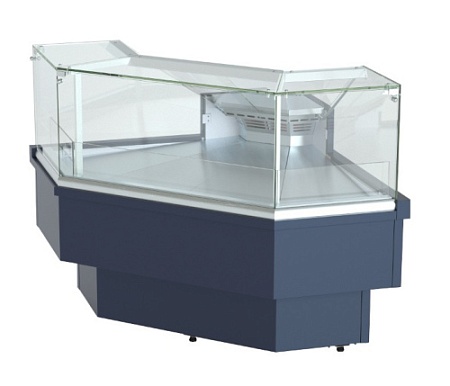 Витрина холодильная Премьер Куба УН 90 ВС (-1...+5) RAL 9005 черный муар