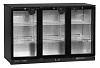 Шкаф холодильный со стеклом TEFCOLD DB301H-3 барный черный