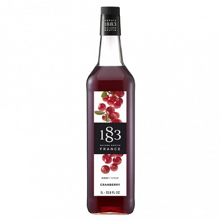 Сироп 1883 Maison Routin Клюква (Cranberry), 1 литр [81230025]