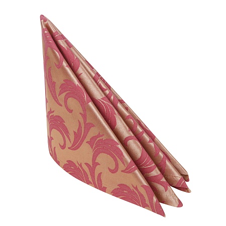 САЛФЕТКА МАТИ брусника с золотом 45х45 см [06С26-КВ 1625/030303+130704]