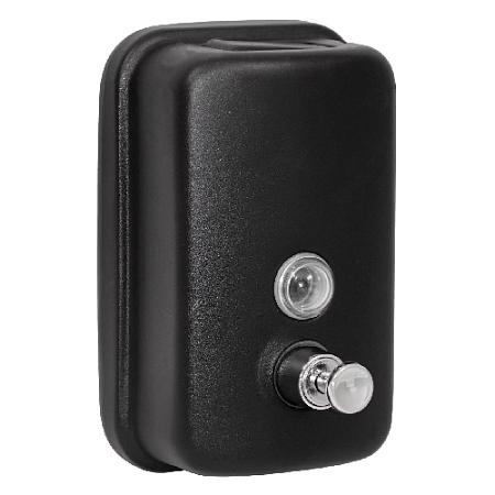 Дозатор для жидкого мыла из нерж. стали Puff-8605Bl, черный, 500 мл, порошковое окрашивание