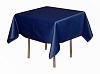 Скатерть 1,45х1,95 м «Ричард» синяя (гладь)