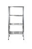 Стеллаж кухонный с перфорированными полками Luxstahl СРП-1800*1600*300