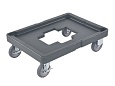 Тележка для термоконтейнера 71х23х53 см на колесах