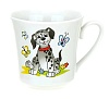 Кружка 250 мл Озорные щенки с ручкой Цилиндрическая
