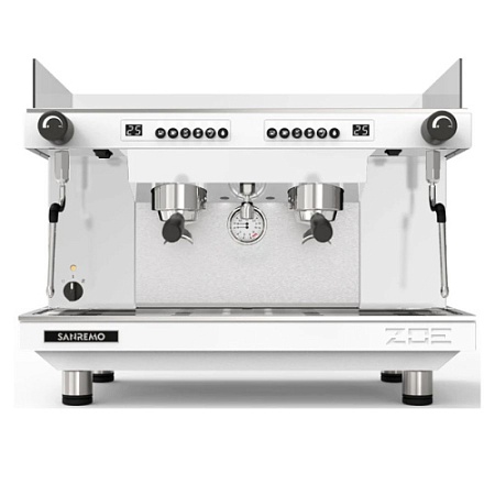 КОФЕМАШИНА - автомат SANREMO Zoe Competition SED 2 гр. высокие группы белая