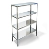 СТЕЛЛАЖ СТР-324/706 нержавейка, сплошной