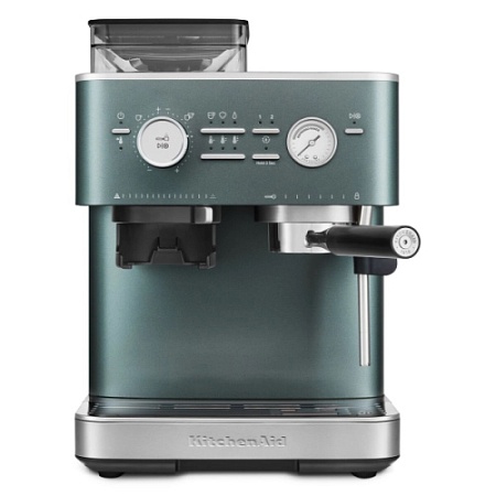 Кофемашина Kitchen Aid полуавтоматическая эспрессо с кофемолкой, ягода можжевельника