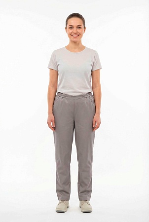 Брюки женские серый (1142) с карманами [00203 р.50] ЛЛ