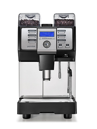 КОФЕМАШИНА - суперавтомат Nuova Simonelli Prontobar 1 Grinder Tank black+Russian LCD 141472