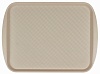 Поднос столовый из полистирола 420х300 мм бежевый [422106707]