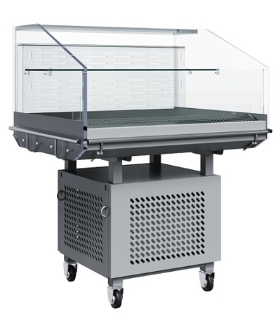 Витрина Промо PF07-12 VM 0,9-2 9006 (ODA) 900*745*1150 (1200)