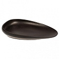 Блюдо овальное "Black Raw Stellar" 26,5*20*4,5см