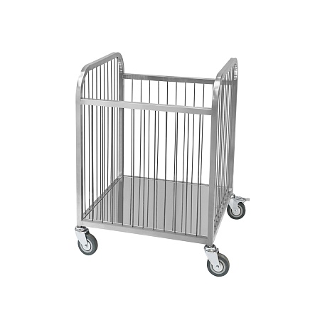 Тележка сетчатая для белья Luxstahl ТС-300 нерж.