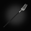Вилка столовая 22,5 см ручка матовый черный PVD Lounge [81280022]
