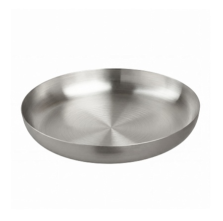 ТАРЕЛКА 180 мм нерж. c бортом [RGS-PY3053-B]