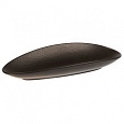 Блюдо овальное "Black Raw Stellar" 30*14см