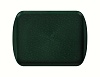 Поднос столовый 415х305 мм с ручками темно-зеленый