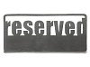 Табличка настольная «Reserved 1» Luxstahl 140х50 мм