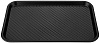 Поднос столовый из полипропилена 525х325 мм черный [4660011181592]