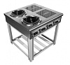 Индукция комбо OBOD/2 зоны WOK, 2 зоны плита, подставка