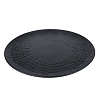 Тарелка 27 см Black Raw Wood