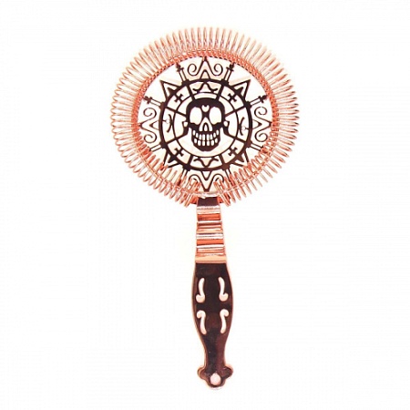 Стрейнер барный нерж. 19 см d 10,3 см медь Череп Luxury Skull P.L.- Barbossa[81259267]
