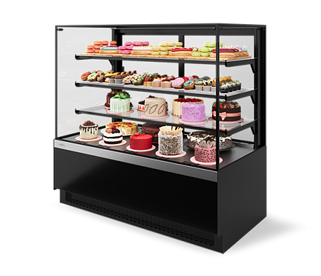 Витрина кондитерская VETE II KUB LUX 90 [ВК269], NS-0.F1 (T7016M.VG033.B7016M)