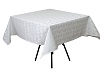 Скатерть 145х145 см «Мати» белая (вензель)