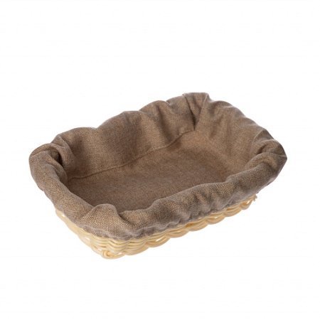 Чехол для корзинки рогожка бежевый (цвет1) (кт1915 кт1914 прямоугольный)