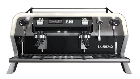 Кофемашина Sanremo F18 2 высокие гр. белая