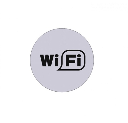Табличка Wi-Fi d95 мм