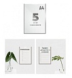 Карман А4 вертикальный плоский набор 5 шт