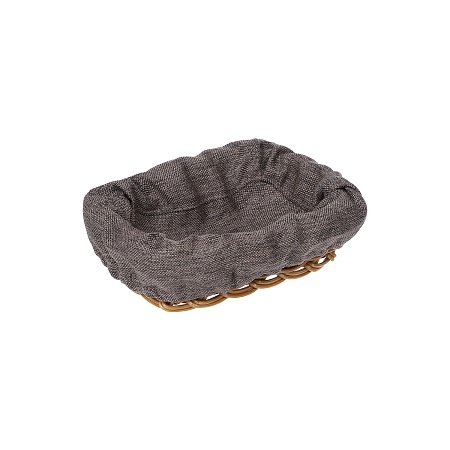 Чехол для корзинки рогожка коричневый цвет 5 (кт1910  прямоугольный)