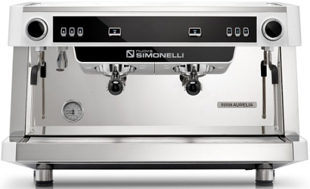 Кофемашина рожковая полуавтомат Nuova Simonelli NUOVA AURELIA SEM 2Gr S 220V white+high groups+Group Display+Double wall steam wand+Led