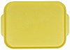 Поднос столовый из полистирола 450х355 мм желтый [1730]