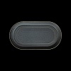 Блюдо овальное 11" 310х165 мм, серый «Corone Urbano»