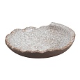 Блюдо для подачи "Brown Crush Taiga" 22*6,5см